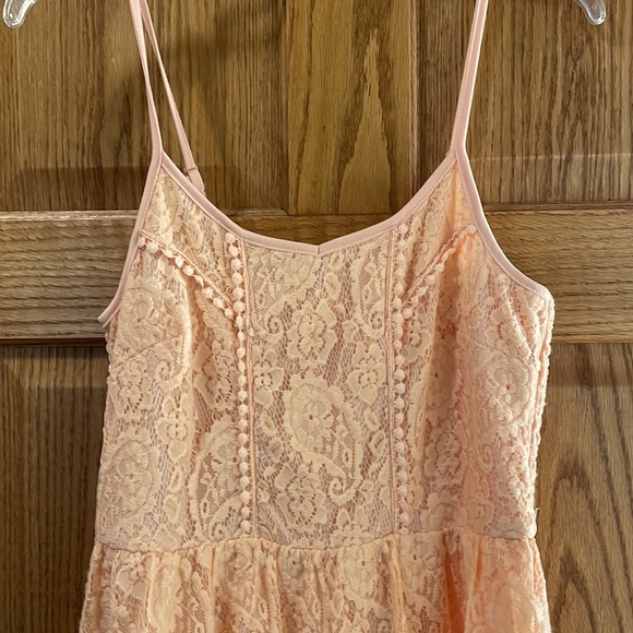 Altar’d State, Peach, Lace Dress with adjustable straps - Picture 2 of 7
